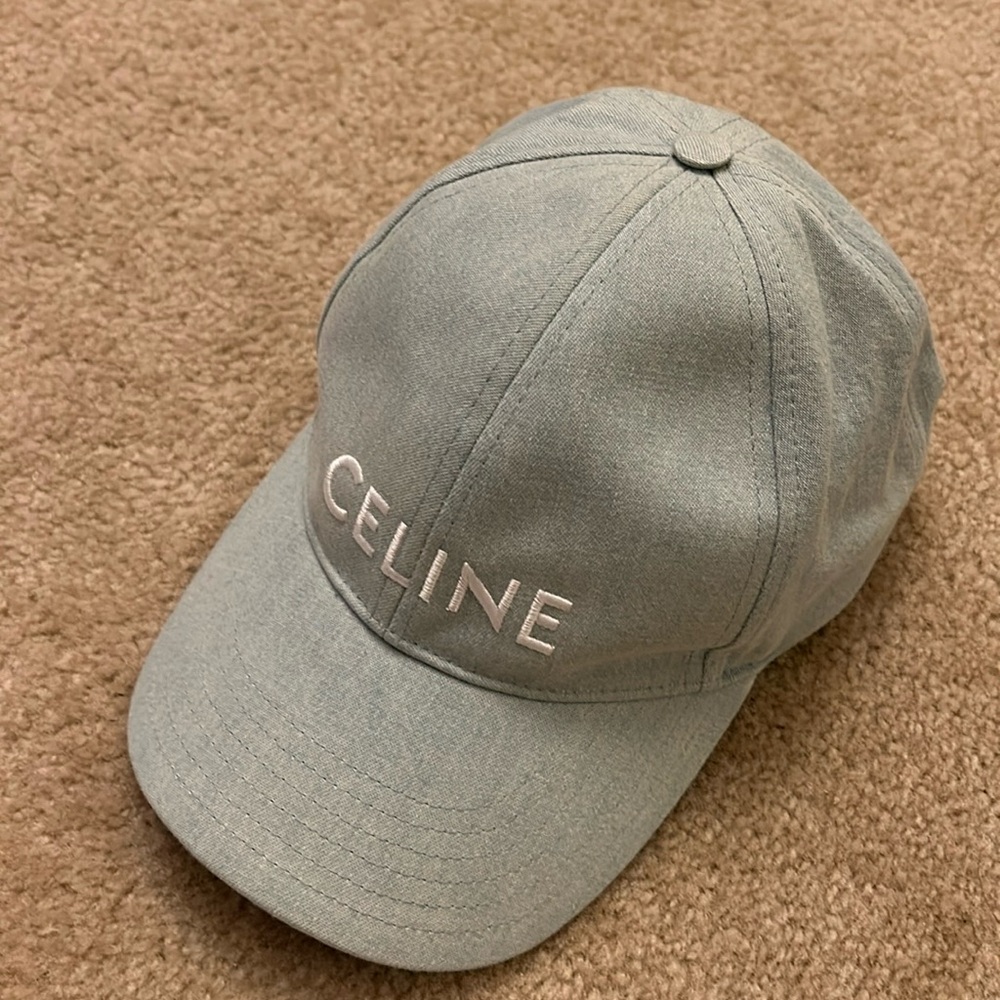 Celine light denim cap L
